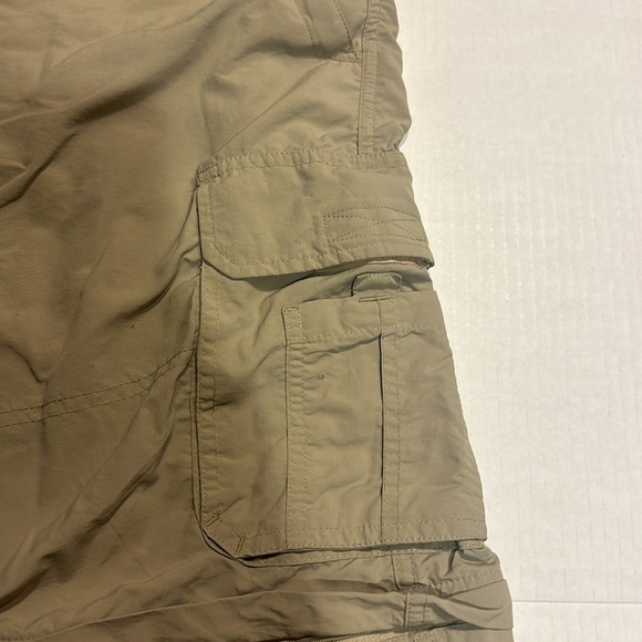 Alpine Design khaki pants convert to shorts 34x30 multiple pockets zipper front - Picture 6 of 11